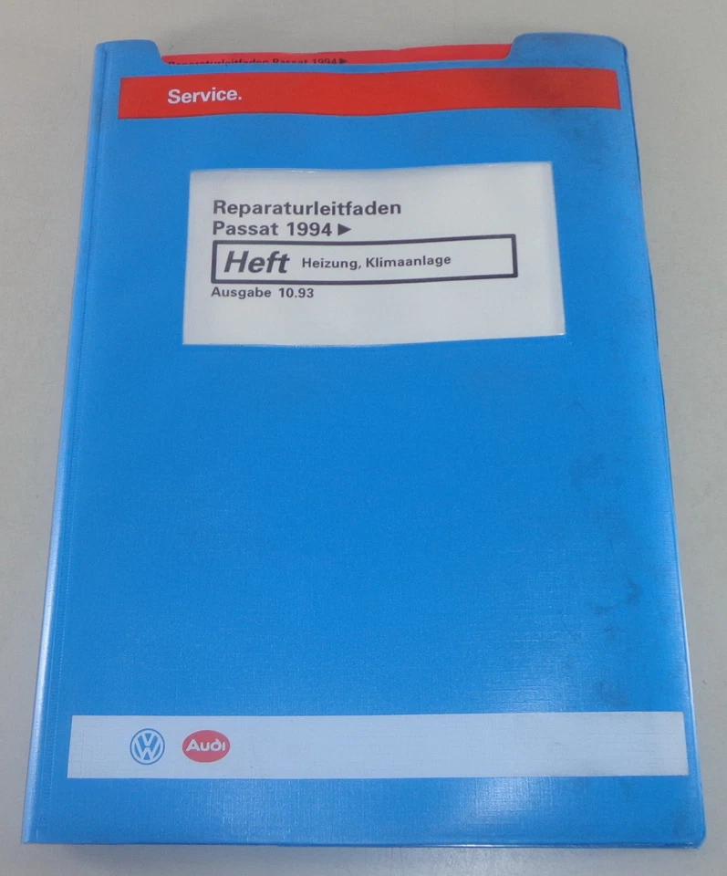 Manual de Taller VW Passat B4 Calefacción, Aire Acondicionado Stand 10/1993 - Imagen 1 de 1