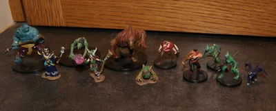DnD, D&D mini Lot Of 11 RPG Fantasy Game Figures Wizards 2017 Dungeons & Dragons - Image 1 of 4
