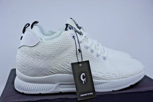 Conzuri CNZI LR Triple White Mens Sz 7 Midnight Runners Height Boost 2.4" Lifted - Picture 1 of 6