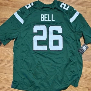 NIKE DRY NFL ON FIELD LE'VEON BELL #26 NEW YORK JETS GREEN JERSEY MEN'S XXL - Picture 1 of 6