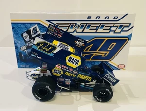 Brad Sweet Autographed 2021 NAPA Auto Parts KKR #49 1/18 ACME Diecast Sprint Car - Picture 1 of 14