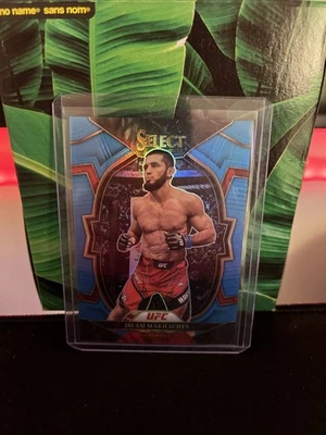 2023 Panini Select Concourse UFC Islam Makhachev Light Blue Prizm /249 - Image 1 of 2