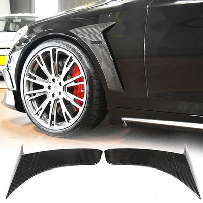 Aletas de guardabarros de ventilación lateral de fibra de carbono para Mercedes Benz W222 S63 S65 AMG 14-20 Foto 1 de 4
