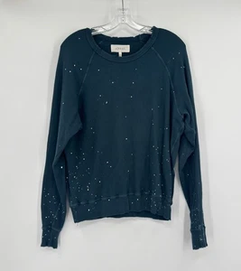 Sudadera gris para mujer The Great talla 0 pintura salpicaduras aspecto desgastado - Imagen 1 de 8