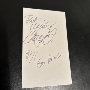 Caesar Rentie (Oklahoma ‘85 Nat. Champs) ‘88 Chicago Bears - Picture 1 of 1