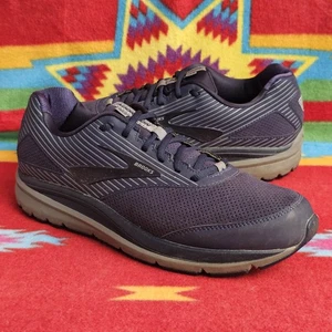 Brooks Addiction Walker Mens Shoes Size 11 Navy Blue Athletic Lace Up Sneakers - Picture 1 of 16