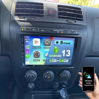6G+64GB 9" For 2005-2010 Hummer H3 Android 13 CarPlay Car Stereo Radio GPS Navi - Image 1 of 4