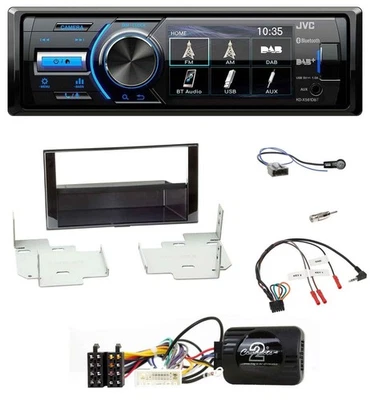 JVC Bluetooth Lenkrad USB DAB Autoradio für Nissan Micra 2013-2017 piano - Bild 1 von 4