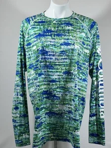 Camisa Columbia PFG Hombre XL Manga Larga Digital Pez Estampado Camuflaje - Imagen 1 de 24