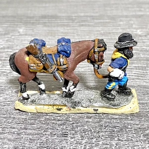 Figura y caballo de caballería estadounidense ACW de 28 mm pintadas miniaturas de metal Wargames #1 - Imagen 1 de 4