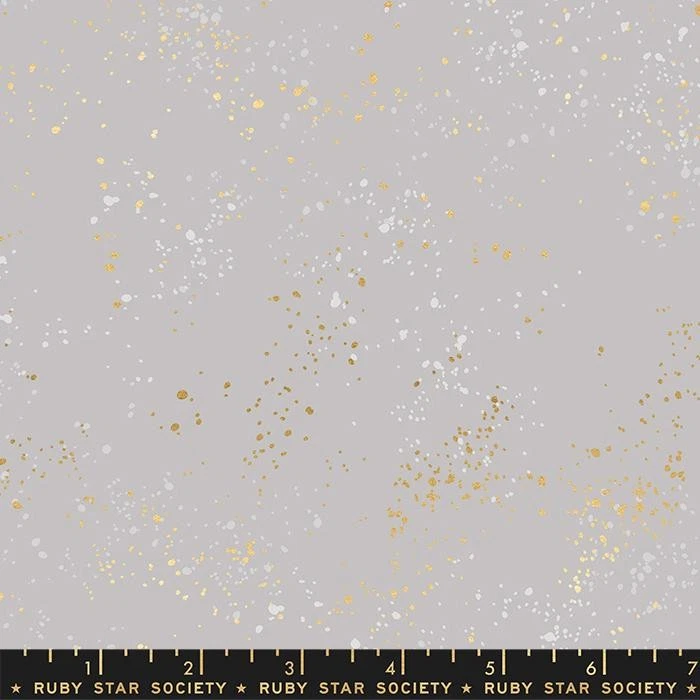 Gray Speckled Wide Dove 108" fabric by Moda, RS5055 59M, Ruby Star Society - Image 1 of 1