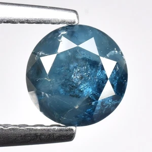 Diamante naturale sfuso 0,80 ct taglio tondo trattato blu - purezza I3 5,3 mm - Foto 1 di 1