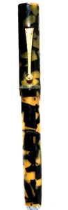 "PARKER"-Clip & "Iridium Point"-Nib (New) Cream & Black/PBT Fountain Pen - Picture 1 of 24