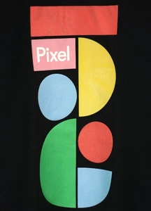 GOOGLE PIXEL 5 T SHIRT TEE BLACK POLYESTER ALPHABET MENS SIZE M MEDIUM - Picture 1 of 4