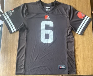NFL Apparel Herren Cleveland Browns Trikot Baker Mayfield #6 Größe Large NFLPA - Bild 1 von 8