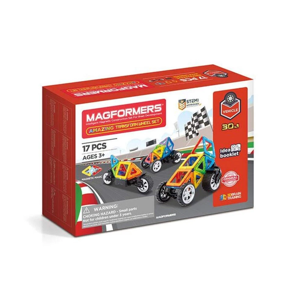 Magformers Fahrzeuge Set, 17 Teile - Bild 1 von 1