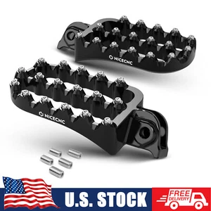 NICECNC Wide Foot Pegs Footpegs Rests Pedals For KTM 390 Adventure 20 21 22-24 - Picture 1 of 10