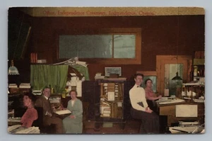 Cartolina Independence Creamery Office Oregon - Foto 1 di 2