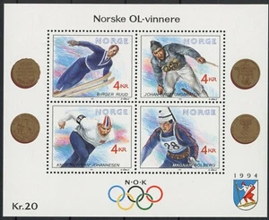 Norway 1991 : Olympics - Good Very Fine MNH Sheet - Picture 1 of 1