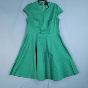 Dressystar abito donna manica corta verde taglia 2XL - Foto 1 di 7