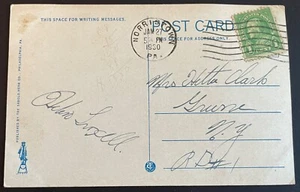 Norristown, Pennsylvania Post Card - mailed Jan 27, 1930 to Greene, NY - PA - Picture 1 of 2