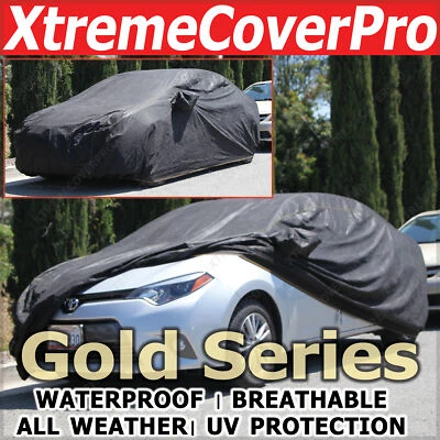 MITSUBISHI MIRAGE G4 2019 2020 2021 CUBIERTA DE COCHE IMPERMEABLE CON BOLSILLO ESPEJO NEGRO Foto 1 de 4