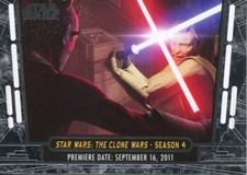 Star Wars 40th Anniversary Base Card #13 Star Wars: The Clone Wars - Season 4