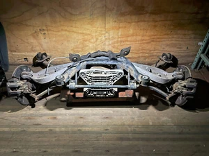 E46 M3 Complete Rear End LSD Swap Non-M Differential Axles Trailing Arms 52K mi - Picture 1 of 5