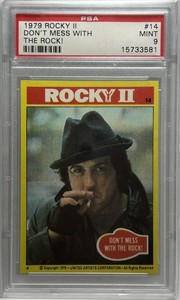 1979 Topps Rocky II Balboa Don't Mess With Rock #14 PSA 9 None Higher Stallone