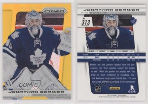 2013-14 Panini Rookie Anthology Update Gold Prizm /10 Jonathan Bernier #313