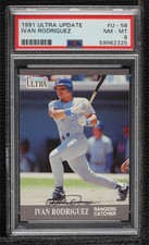 1991 Fleer Ultra Update Factory Set Ivan Rodriguez #U-58 PSA 8 Rookie RC HOF