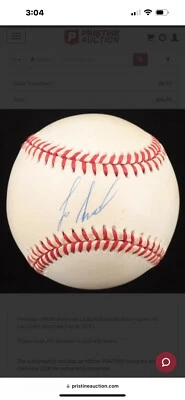Autographed Lee May Bobby Brown Baseball PSA - Image 1 of 3