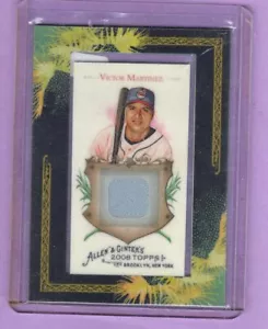 2009 Allen & Ginter's mini game worn VICTOR MARTINEZ no.AGR-VM indians - Picture 1 of 1