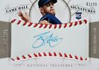2014 National Treasures Game Ball Signatures /99 James Paxton #44 Rookie Auto RC