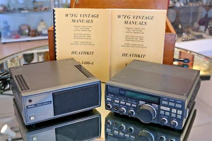 Heath HF Transceiver SB-1400 Ham Radio and SBA1400-4 Power Supply w/Comp Manuals - Picture 1 of 15