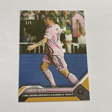 2023 Topps Now MLS 197 ROBERT TAYLOR BRACE INTER MIAMI CF GOLD 1/1