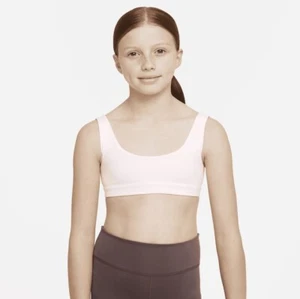 Sujetador deportivo Nike Alate rosa talla grande niñas S NUEVO - Imagen 1 de 3