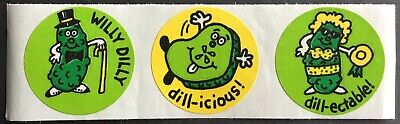 Vintage Scratch & Sniff Stickers - Eureka - Pickle - Good Scent!! • 3.46€