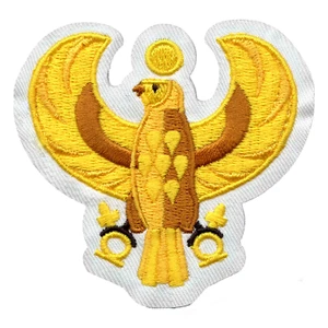 Horus Eagle Egyptian Bird Iron On Patch - Picture 1 of 2