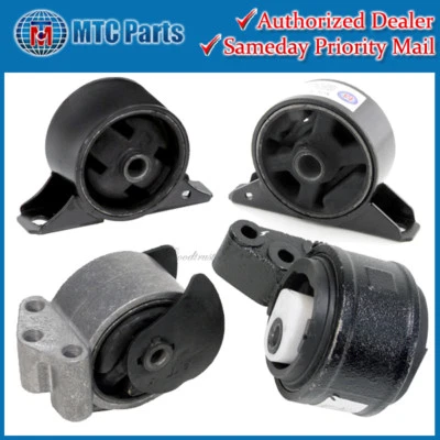 Juego de 4 piezas de montaje de motor delantero trasero izquierdo derecho calidad OEM para Volvo S40 2000 1,9 L Foto 1 de 4