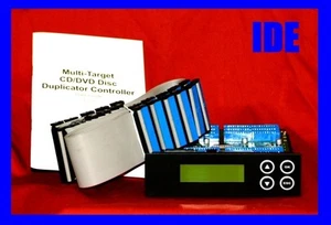NUOVO!!! 1-4 controller duplicatore CD DVD IDE IDE target con cavi e libretto. - Foto 1 di 1