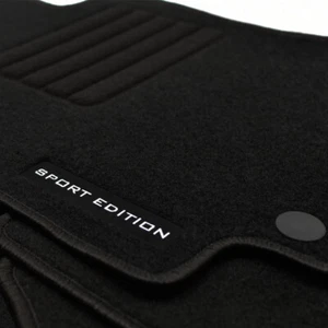 Velours Fußmatten Logo für Mercedes ML M-Klasse W164 ab 07/2005 - 2011 - Bild 1 von 2