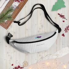 MeLoBeInG - Unisex Fanny Pack (White with Texture)