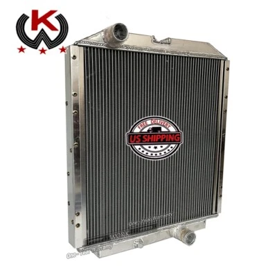 Fits for 1997-2003 Mitsubishi Fuso FE639 FG649 3.9L I4 2-rows Aluminum Radiator - Image 1 of 4