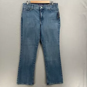 NYDJ Jeans Modern Boot Womens 14P Blue Stretch Denim High Rise Lift Tuck NWT - Picture 1 of 10