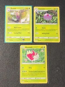 Dustox 010/196, Cascoon 009/196, Wurmple 006/196 Pokemon card Lost Origin NM - Picture 1 of 1