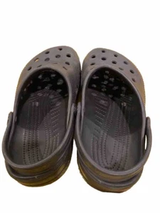 CROCS UNISEX BLACK CLOGS SLIP ON SHOES WATER SHOES SANDALS SIZE JUNIOR 1 - Picture 1 of 5