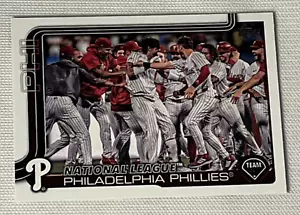 2025 Topps Baseball Ser1 * Philadelphia Phillies TEAM LOT * 10 Dif - Harper Bohm - Picture 1 of 4