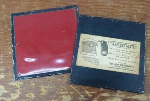 9 Antique Reflectalite By Pugh-Lattner Auto reflector antique Cars model T Ford - Bild 1 von 5