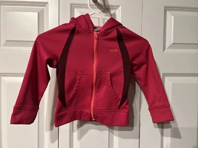 Girls C9 Champion Full Zip Hoodie Pink Size XS 4-5 Excellent jacket - Image 1 of 4